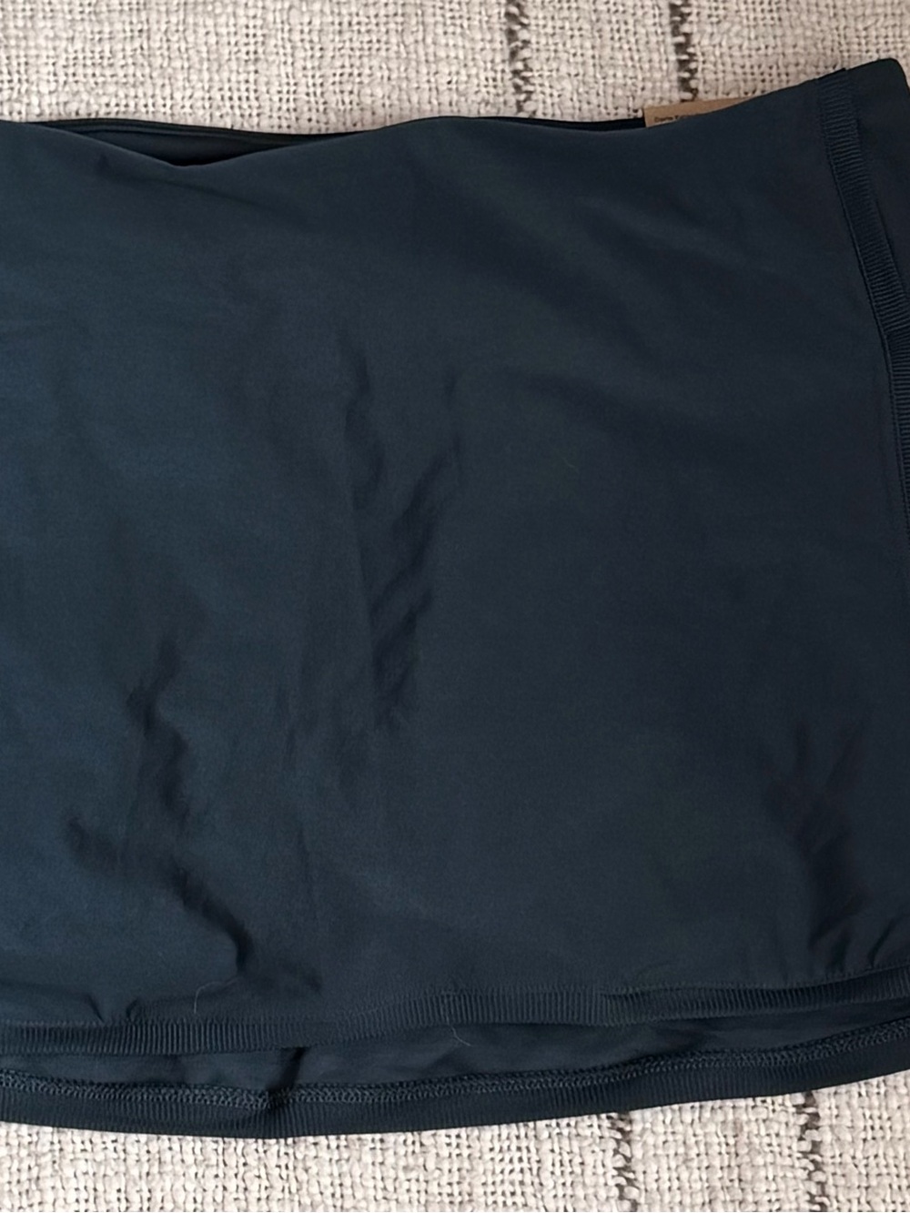 Navy Athletic Skirt with Built-In Shorts
